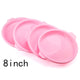 8in pink 4pcs