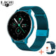 Mesh belt blue