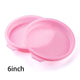 6in pink 2pcs