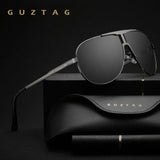 GUZTAG Brand Fashion Classic Polarized Sunglasses Men's Designer Goggle Integrated Eyewear Sun Glasses UV400 For Men G8026