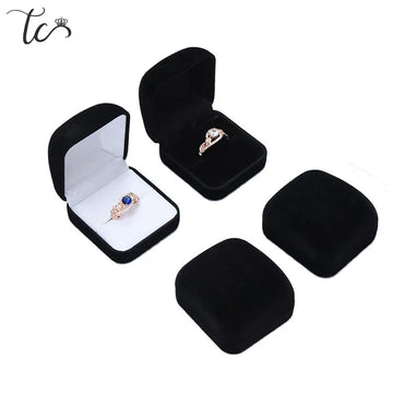 Wedding Prposal Gift Box Earrings Organizer Rings Container Trinket Box Ring Box