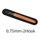 0.75mm-2-Hooks-1pcs