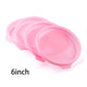 6in pink 4pcs