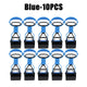 Blue-10PCS