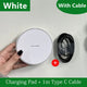 Wit met kabel