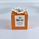 Orange white card