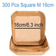 300 stuks vierkante M6,3 inch