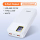 20000mAh White
