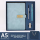 A5-light blue-USB flash drive suit