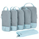 6 stuks lichtblauw