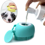 Huisdier kat en hond siliconen badborstel massage verzorging zachte badborstel kan vloeistof vullen badbal borstel huisdier accessoires hond kat gereedschap