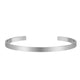 Silver bangle only