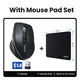 With mouse pad