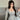 2024 New Sexy Korean Dress French Waist Closed Long Sleeve Clavicle Exposed Sweet