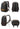 Waterproof Camera Backpack for Photographers, Large Capacity Hiking Bag for Men & Women, Fits DSLR SLR Cameras, Lenses & Tripod