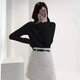 Zwarte top