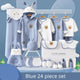 Blue 24 piece set