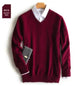 v-neck Burgundy
