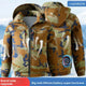 Hooded air conditioning clothing yellow flower without accessories