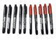 5 Zwart 5 Rood