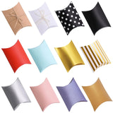 50Pcs lot Pillow Candy Box Kraft Paper Gift Packaging Box DIY Wedding Christmas Favor Candy Boxes