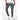 Street Elastic Jeans Men Denim Cargo Pants Wash Solid Color Multi Pockets Casual Mid Waist Trousers Slim Fit Daily Wear Joggers