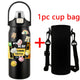 Black with cup bag