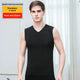 Black [heating vest] One piece of double-sided Velvet