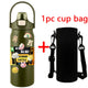 Green with cup bag