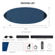 Blue belt US plug