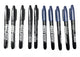 5 Zwart 5 Blauw