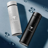 500ML Intelligent Thermos Bottle Digita Temperature Display Car Insulated Cup for Tesla Model 3 Model S Model X Model Y Roadster