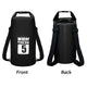 2 straps black 5L