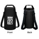 2 straps black 10L