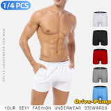 1/2/4PCS ORLVS Boxer Men Underwear Cotton Pouch Boxershorts Sleep Men Underpants Panties For Swim Or Boxers Shorts With Pocket