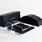 Luxury brand Policer Sunglasses Polarized for Men Classic Sun GlassesHigh Quality Eyewears Pilot Goggle UV 400 Protection 6321