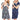 Zwangerschapsnachtkleding voor dames 3-in-1, nachthemd voor bevalling/borstvoeding, korte mouwen, nachthemd voor borstvoeding, zwangerschapspyjama's