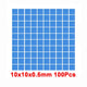10x10x0.5mm x 100Pcs