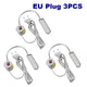 AC220V EU-stekker 3 stuks