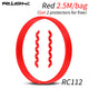 2.5 Meters Set Red