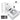 Thermalright TR-TPFX850-W White Chassis-voeding, complete module SFX platino, ondersteuning voor ATX3.0 /pcie5.0 (750/850W)
