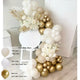 65pcs Beige White