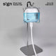 Blue case-stand