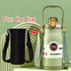 Green with cup bag