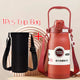 Red with cup bag