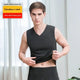 Dark gray [heating vest] One piece of double-sided Velvet