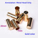 7mm gold head 50pcs