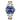 Custom Japan NH35 MIYOTA 8215 Automatic Men Watch Two Tone  Gold  Strap Sterile Blue Sunburst Dial Top Brand Sapphire Crystal