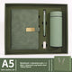 A5-matcha color-U disk thermos cup suit
