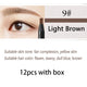 12pcs  Light Brown